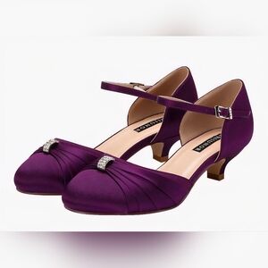 ERIJUNOR Satin Bridal Wedding Shoes #744, 745